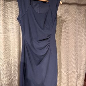 Chic Navy Sleeveless Mini Dress